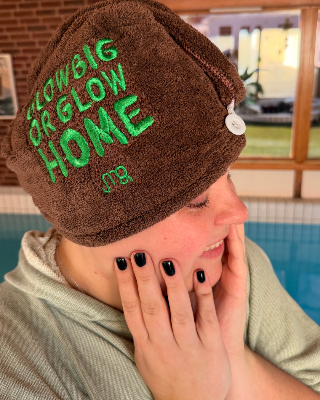 Handduks-turban