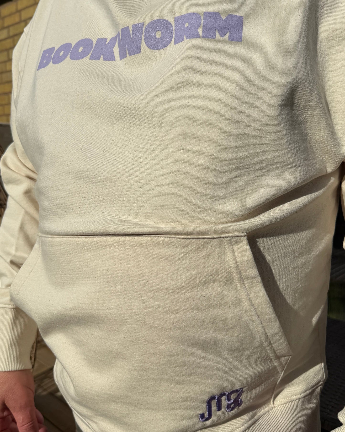 BOOKWORM Beige hoodie