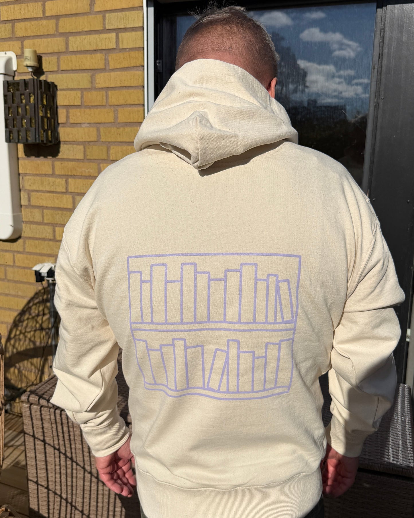 BOOKWORM Beige hoodie