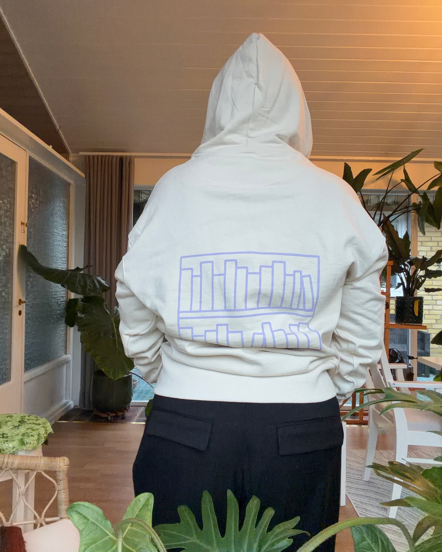 BOOKWORM Beige hoodie
