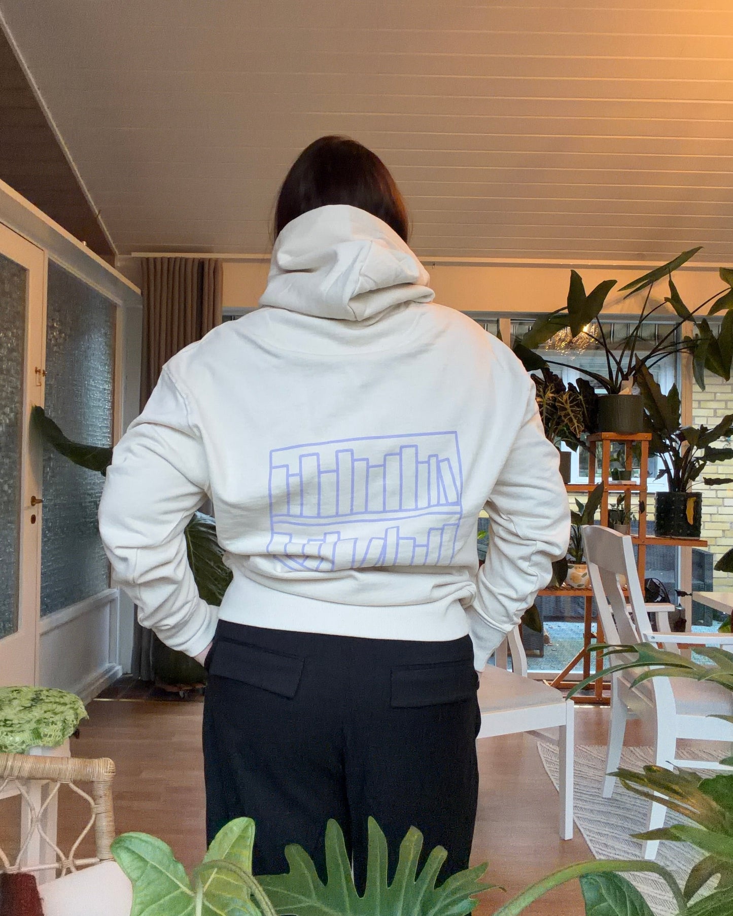 BOOKWORM Beige hoodie