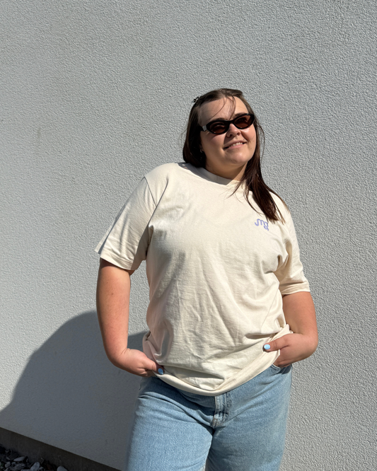 GLOW BIG lila T-shirt