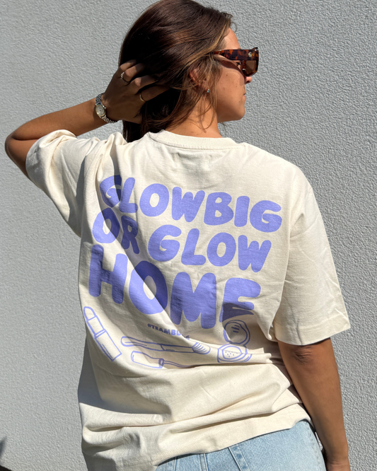 GLOW BIG lila T-shirt