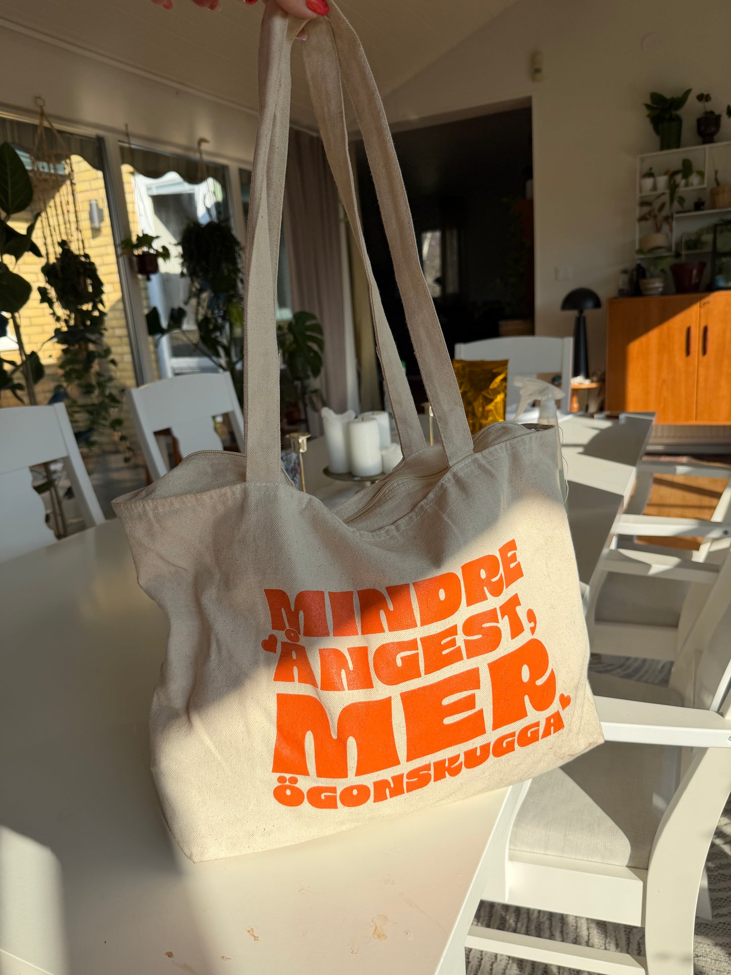 Tygkasse med dragkedja